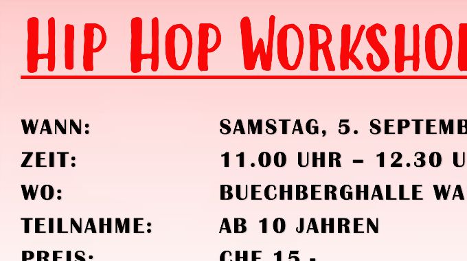 Hip Hop Workshop