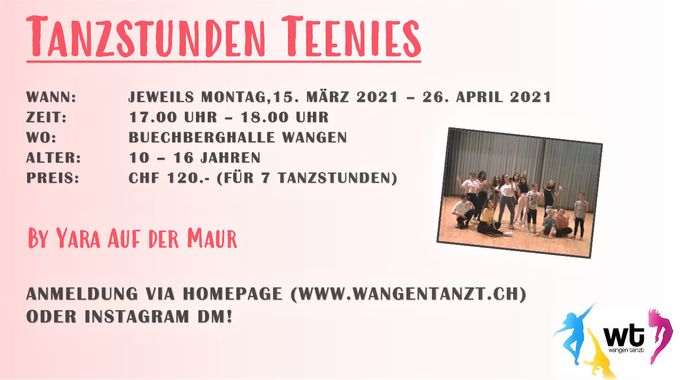 Tanzstunde Teenies